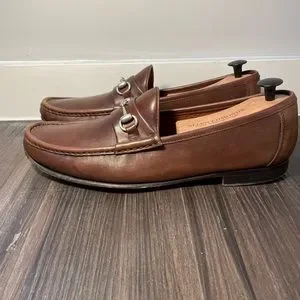 Allen Edmonds Brown Italian Verona Loafer. Size 11.5. Lightly worn Allen Edmonds Verona II Italian Bit Brown Calfskin - Sherman  main image 4